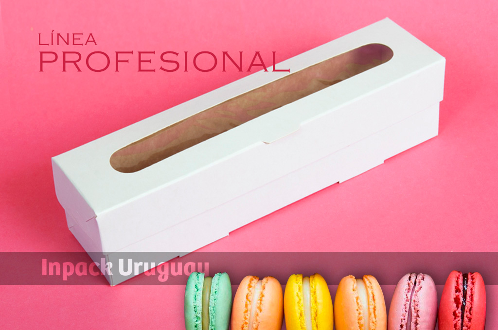 Medidas: 21 x 5 x 5.5 cms. Blanca por fuera y beige (color kraft) por dentro